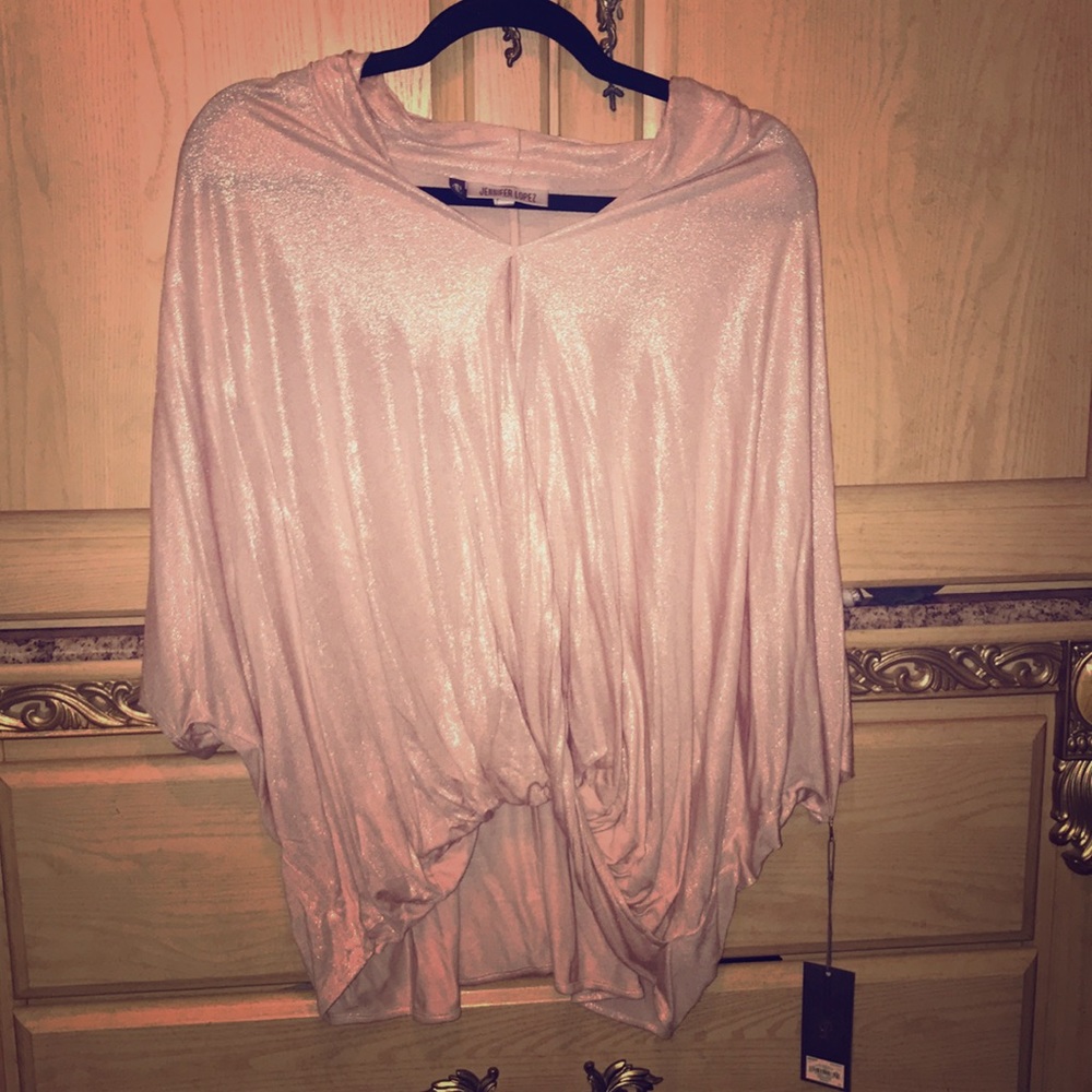 Jennifer Lopez Foil Style Top